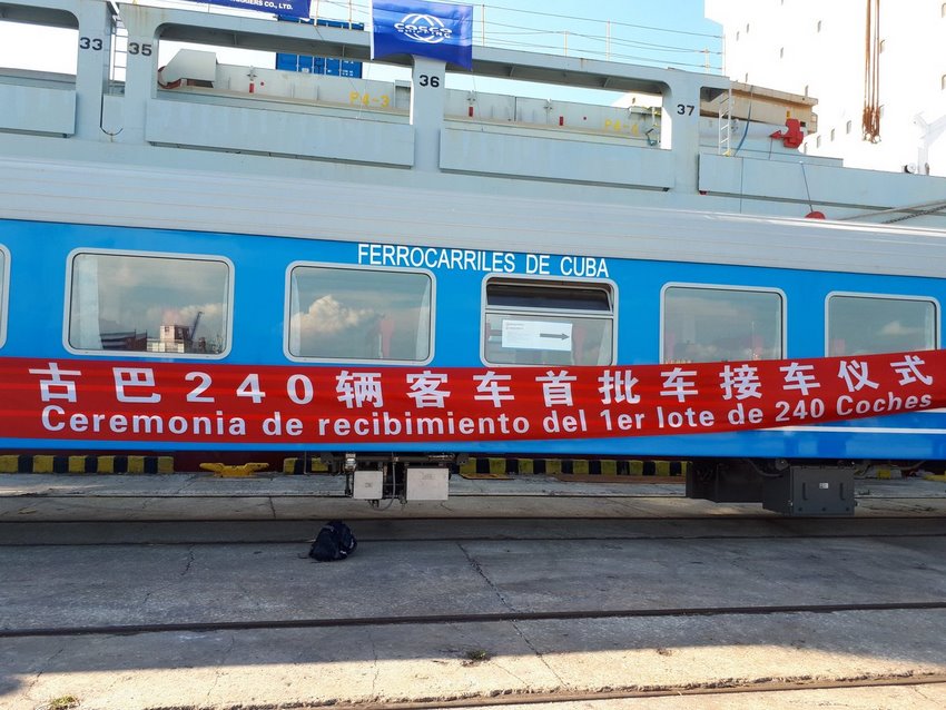 Trenes de lujo arriban a Cuba