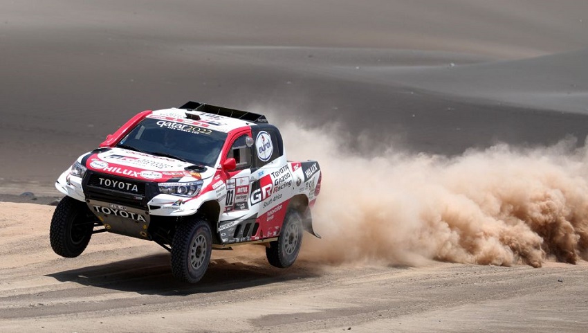 El qatarí Nasser Al-Attiyah (Toyota) Rally Dakar 2019 Novena Etapa