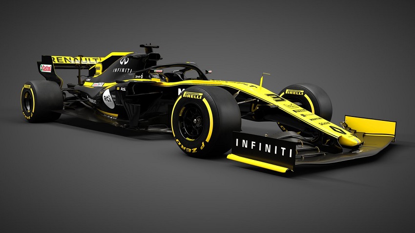 El monoplaza de Renault el RS 19 para la F1 2019