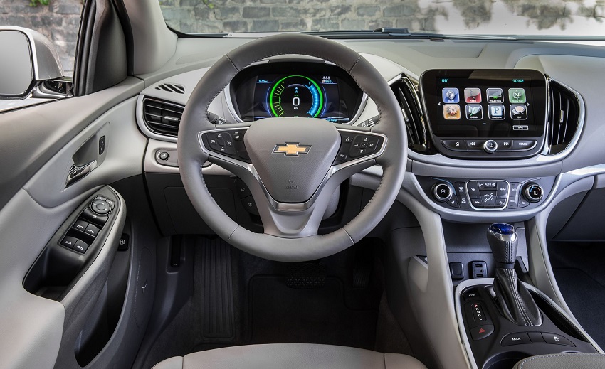 Interior del Chevrolet Volt 2019