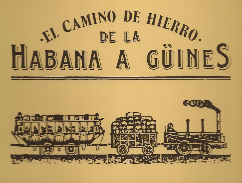 Cartel ferrocarril cubano