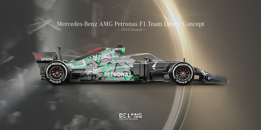 Monoplaza de Mercedes para F1 2019