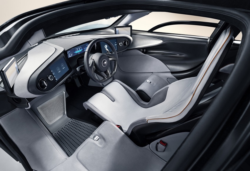Interior del McLaren Speedtail