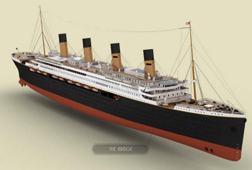 Replica del Titanic, el Titanic II