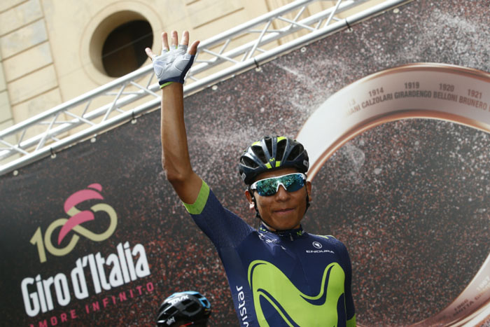 Nairo Quintana ganó la novena etapa y es el líder del Giro de Italia