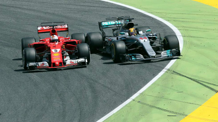 Mercedes le quita la victoria a Ferrari en un disputado GP de España