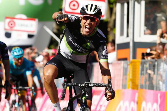 Giro de Italia: español Omar Fraile da una lección de ciclismo