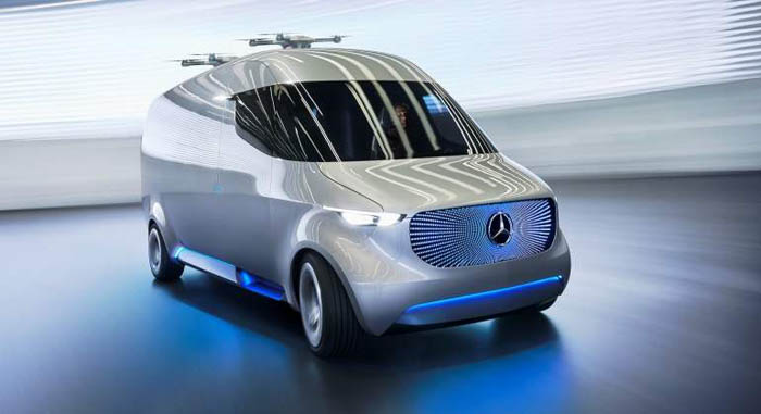Mercedes equipará camionetas con drones