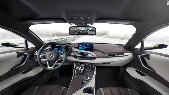 Los espejos retrovisores pasaron de moda: el BMW i8 Mirrorless Concept