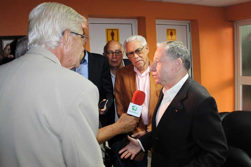 Jean Todt, presidente de la FIA, está en Cuba