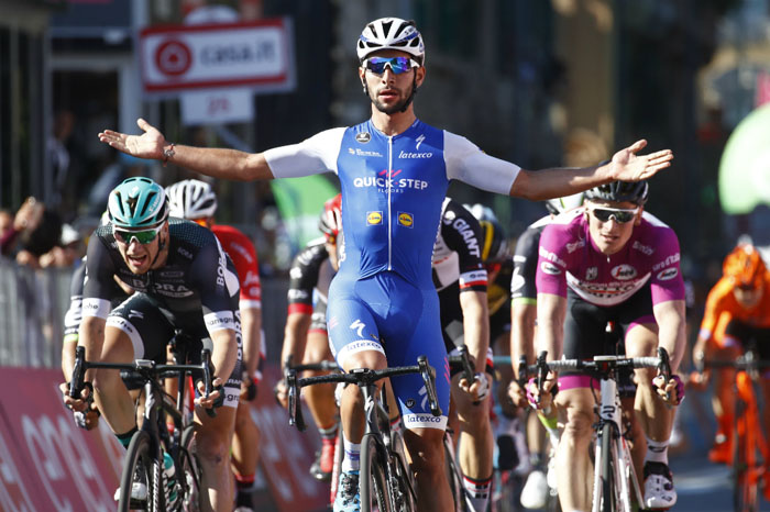 Fernando Gaviria, vencedor de la quinta etapa del Giro de Italia