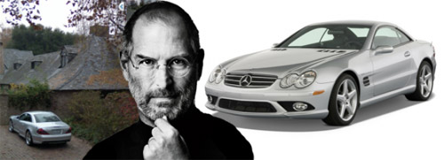 Steve Jobs usaba Mercedes, pero a su manera