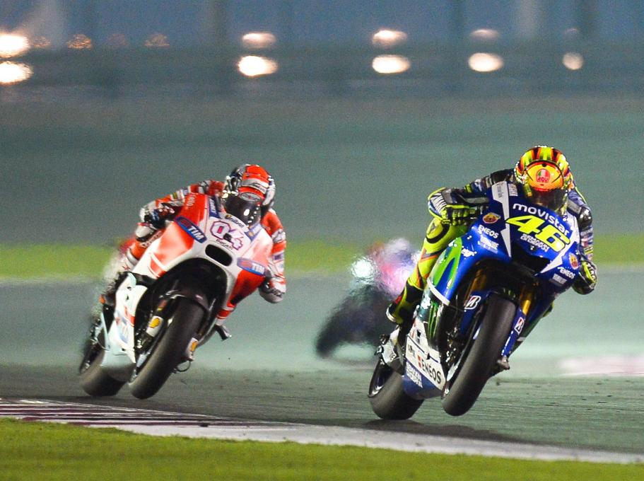 Valentino Rossi gana en Qatar