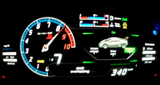 Vídeo: de 0 a 340 km/h con un Lamborghini Huracán