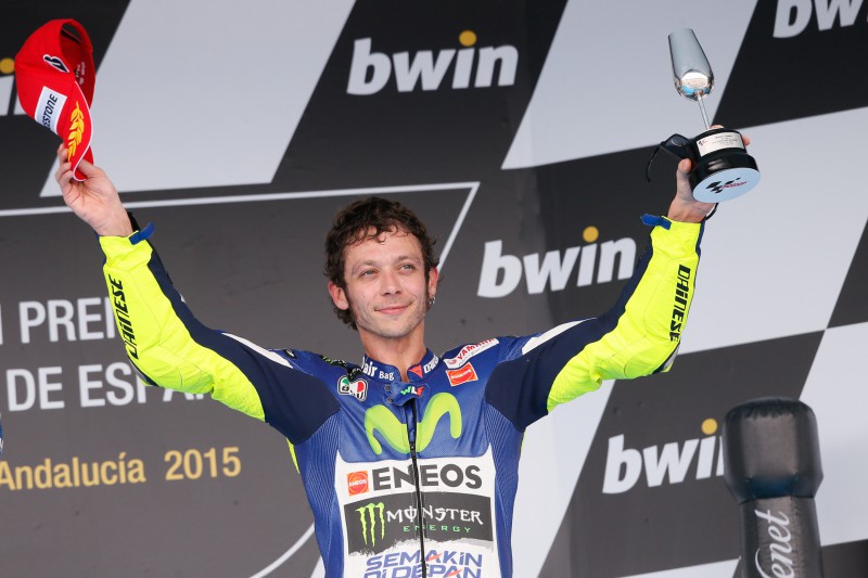 Rossi logra un nuevo récord en el GP bwin de España
