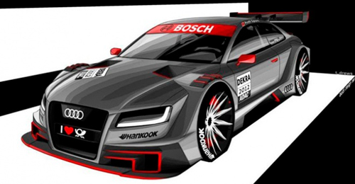 Audi contará con el A5 en el DTM 2012