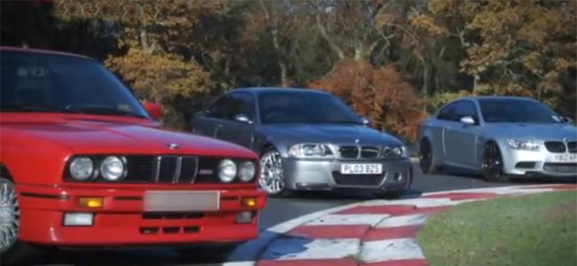Vídeo: Batalla de BMW M3 – E30, E46 CSL y E92