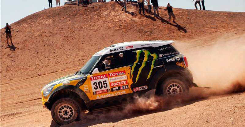 Dakar 2012: los españoles dominaron la décima etapa
