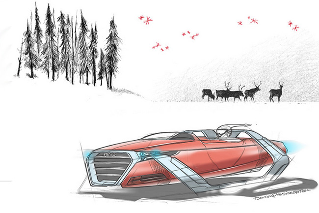 Audi ICC: el nuevo trineo de Santa Claus