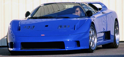Bugatti EB110 Cyan de 1994, fiel a su estirpe