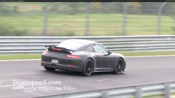 Porsche 911 GT3 2013 Video: El 911 GT3 cazado en el Nürburgring