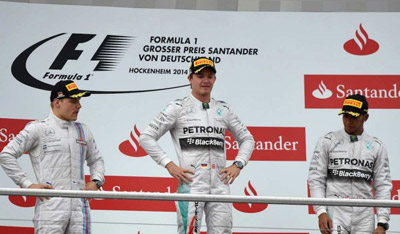 Rosberg no tiene rival en Hockenheim