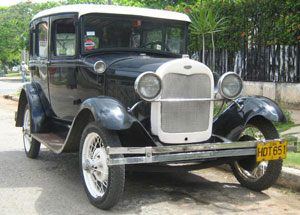 Un Ford de 1929 rodando en la Habana