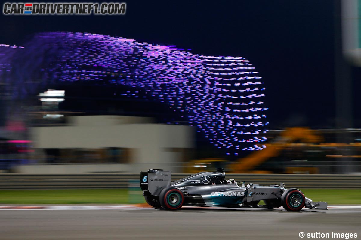 Lewis Hamilton se exhibe en Abu Dhabi y se proclama bicampeón del mundo