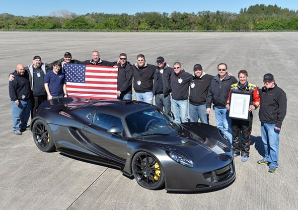 435,3 km/h: el nuevo récord de velocidad del Hennessey Venom GT