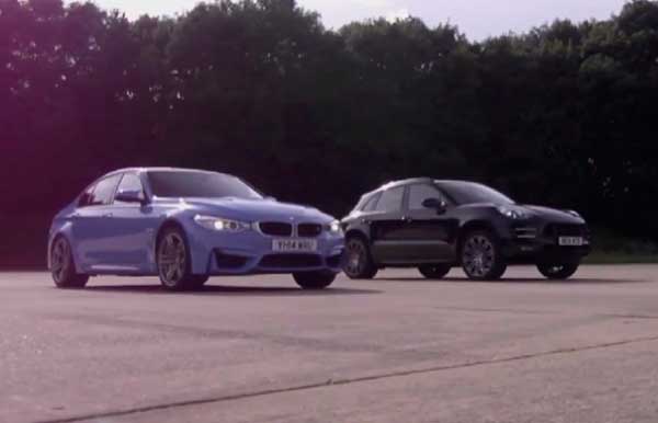 Vídeo: carrera de aceleración entre un M3 y un Macan Turbo, ¿por cuál apuestas?