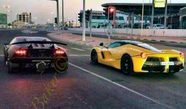 Duelo callejero: LaFerrari vs Lamborghini Sesto Elemento ...