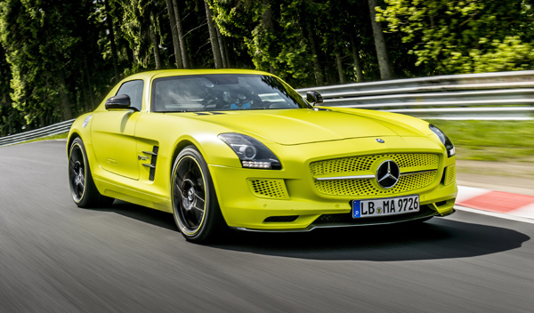 Mercedes SLS AMG Coupé eléctrico: de récord en Nürburgring