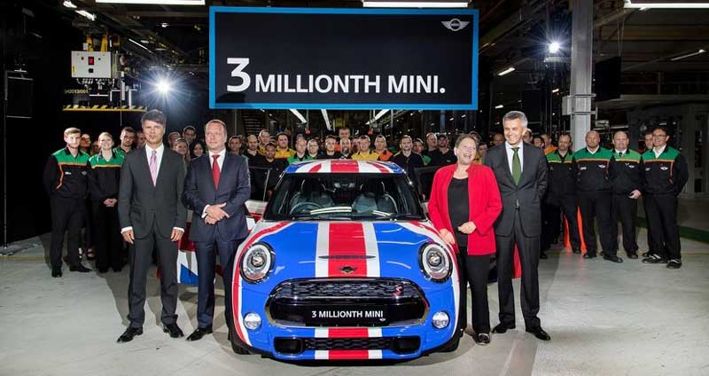 MINI celebra su millonario éxito de la mano de BMW