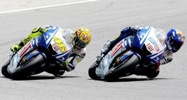 Rossi y Lorenzo no descansan ni en vacaciones