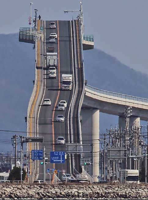 Eshima Ohashi, puente o montaña rusa