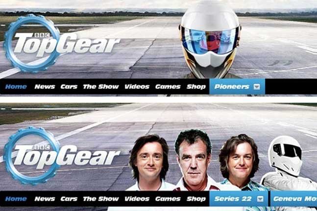 Clarkson, Hammond y May, eliminados de la web de Top Gear 