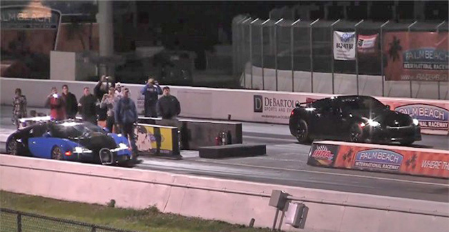 Video Drag Race: Bugatti Veyron Vs. Nissan GTR