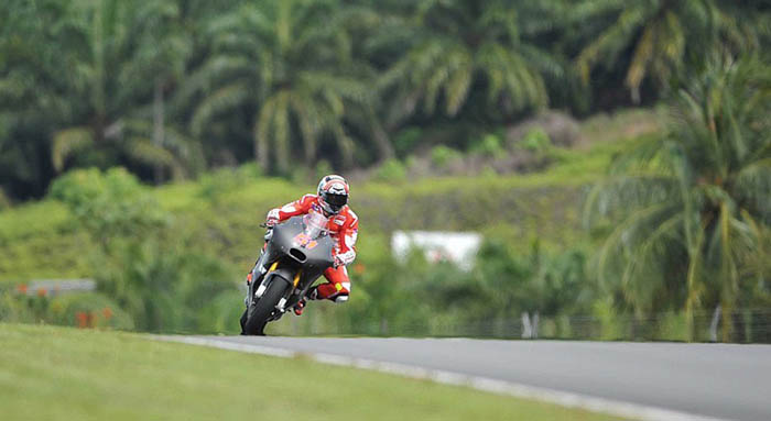 La Ducati 2017 debuta en un test privado en Sepang