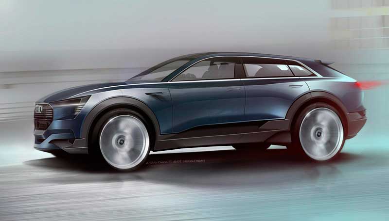 Audi prepara un SUV eléctrico… ¡con 500 km de autonomía!