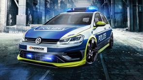 VW Golf R tuneado de la policía alemana 