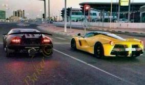 Duelo callejero: LaFerrari vs Lamborghini Sesto Elemento