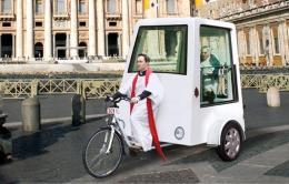 ¿Un Papamóvil a pedales? La propuesta más ecológica