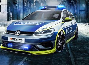 VW Golf R tuneado de la policía alemana