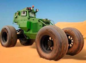 SOUVIM II con los Michelin LX PSI 710/75 R34 Un tanque de 7,5 t, ejerce menos presión al suelo que un conejo, gracias a Michelin