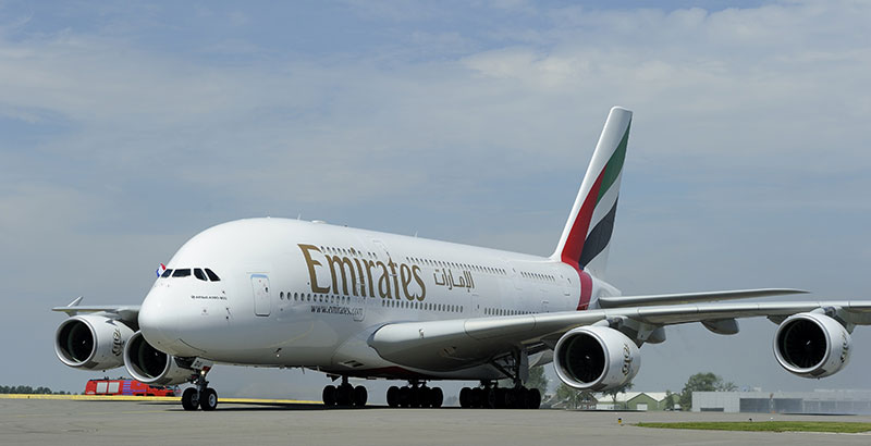 Airbus A-380 de Emirates