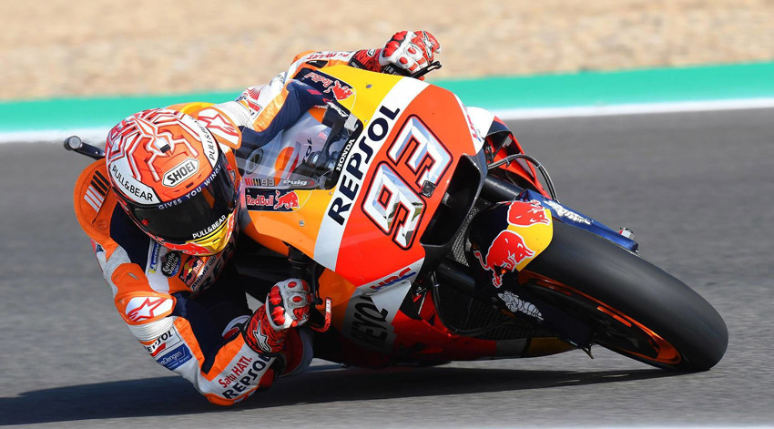 Márquez y Honda gigantes en Jerez