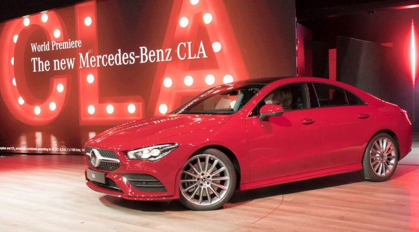 Mercedes-Benz CLA presentado en el CES Las Vegas 2019