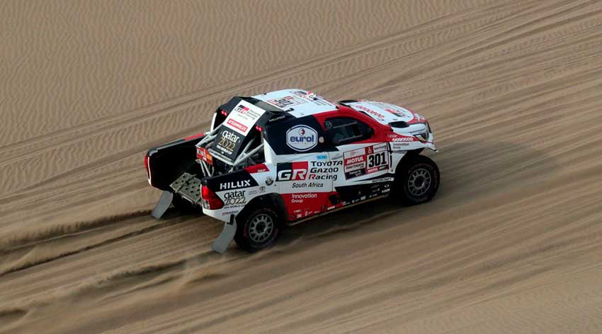 El qatarí Nasser Al-Attiyah (Toyota) Rally Dakar 2019