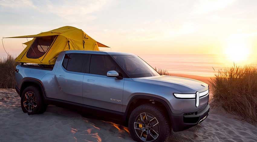 Rivian R1T, la pick-up eléctrica para acampar