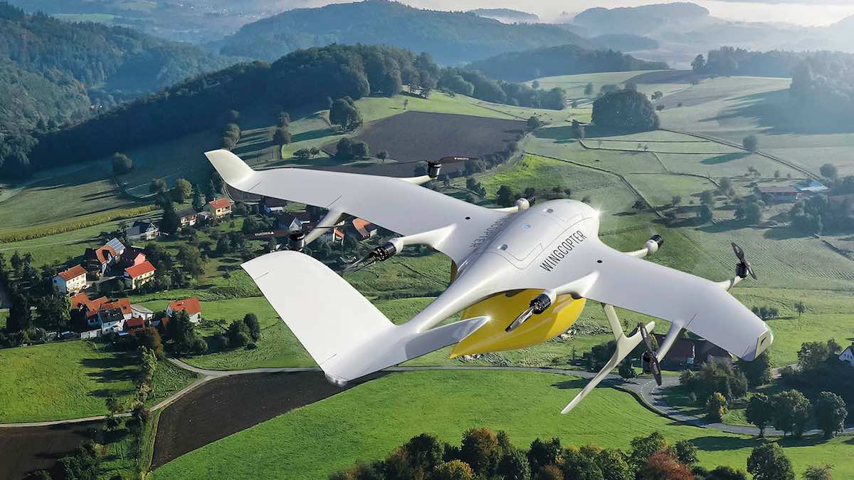 Entrega de alimentos con drones en Alemania 